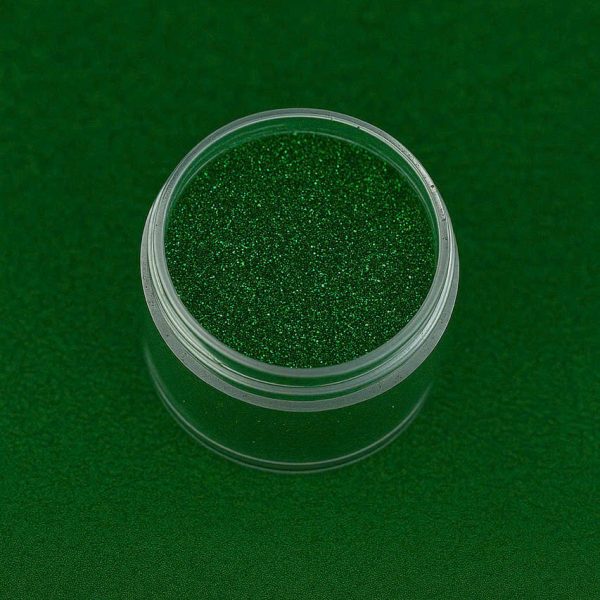 sugar glitter green color