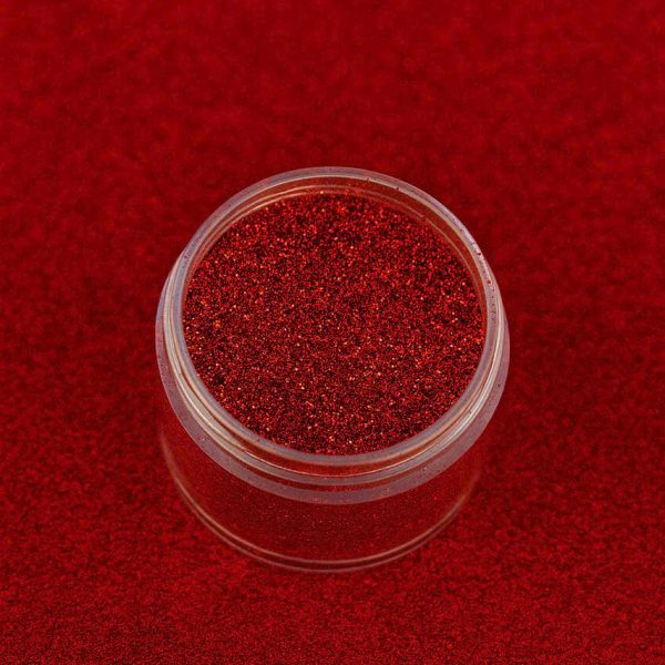 sugar glitter red color