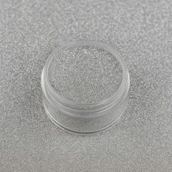sugar glitter silver color