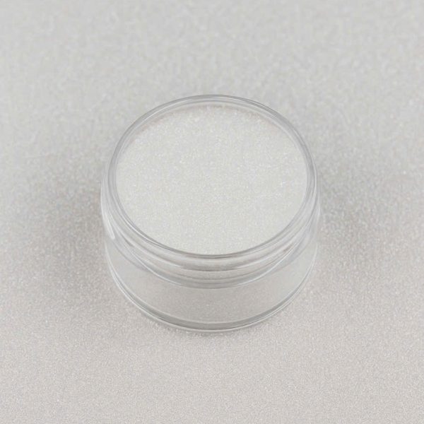 sugar glitter white color